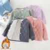 Giacca Scolastica Trapuntata a Tre Strati per Bambini - Caldo Cappotto in Cotone Autunno/Inverno per Ragazzi e Ragazze