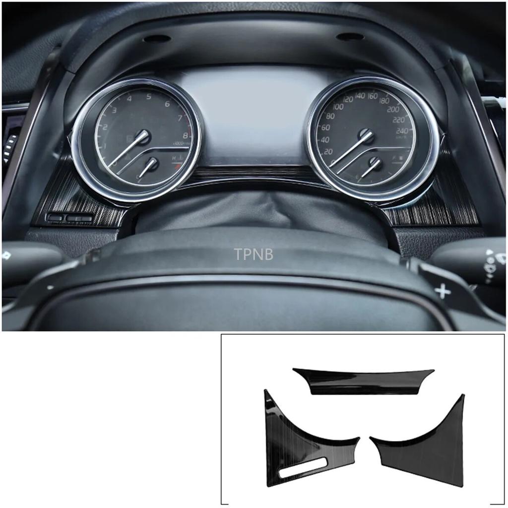 3 buc. Husă Decorativă pentru Bordul Mașinii pentru Toyota Camry 2018 a 8-a Material Oțel Inoxidabil Accesorii de Styling