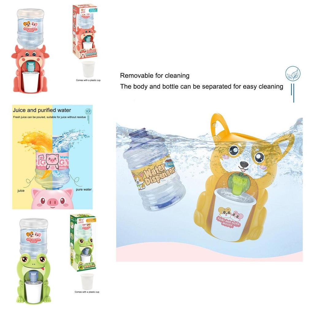 Lindo Mini Dispensador de Agua de Juguete Para Niños Juego de Simulación Casa de Juego Cocina Juguete