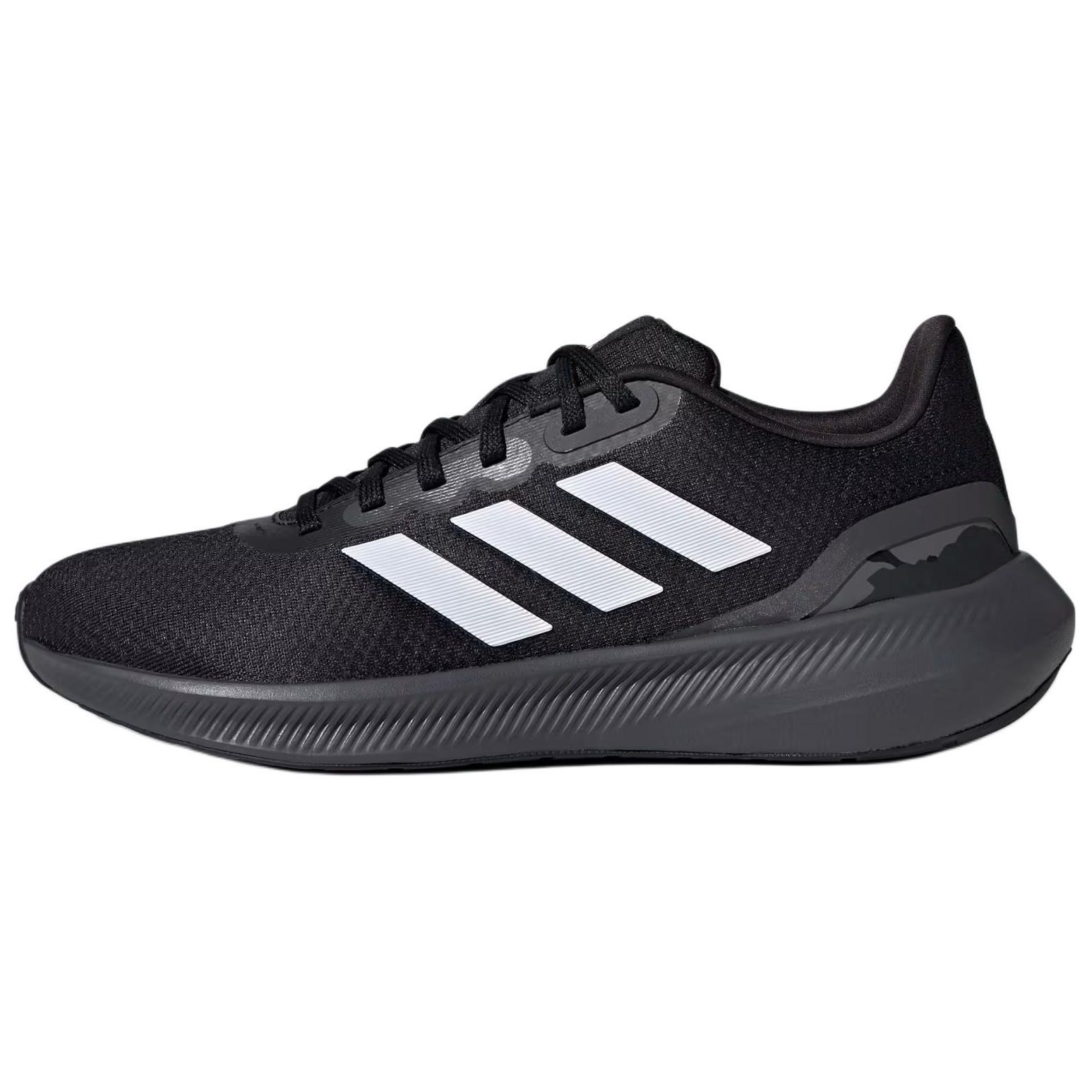 Adidas Runfalcon 3.0 Black Camo Men Sneakers Core-Black Cloud-White Grey-Five IE0742 44