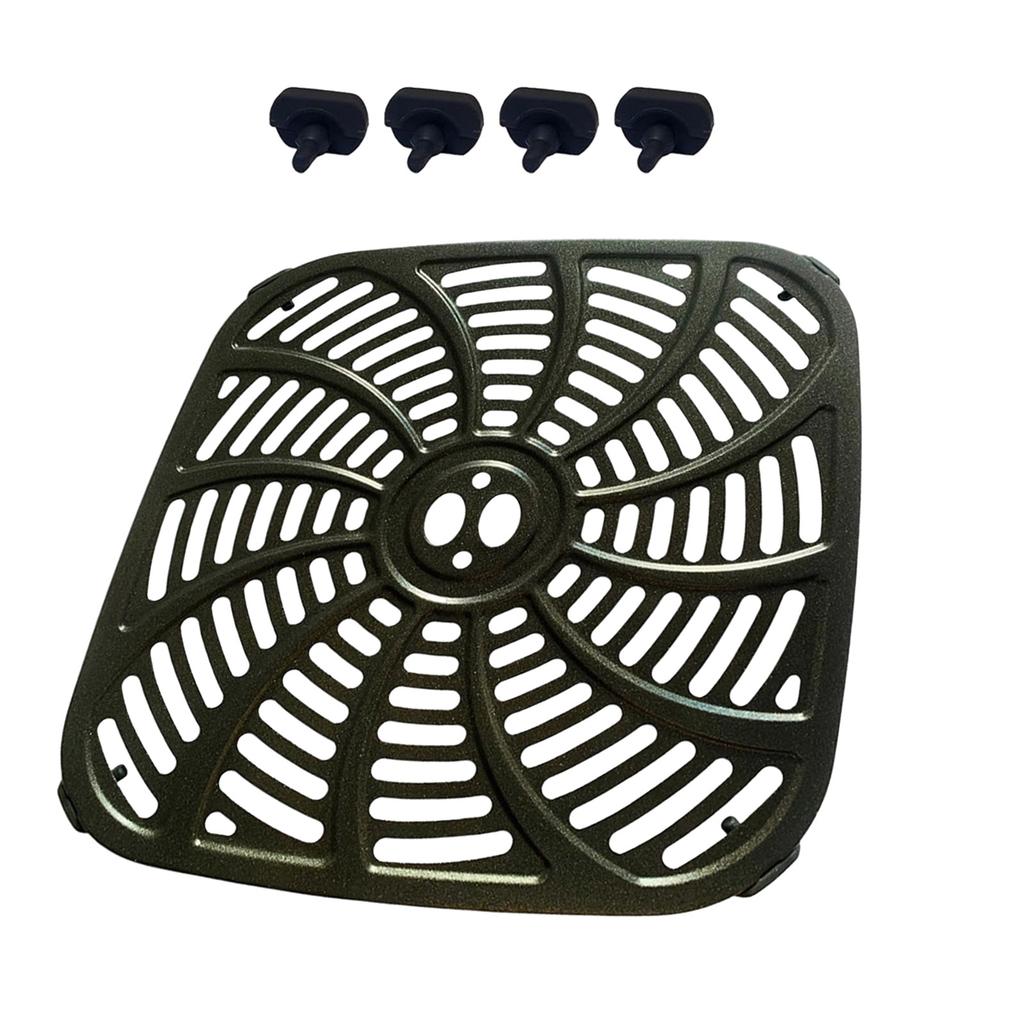 Metal Liners Nonstick Air Fryers Cooking Mats Multifunctional Air Fryers Pad Air Fryers Plate Metal Air Fryers Tray