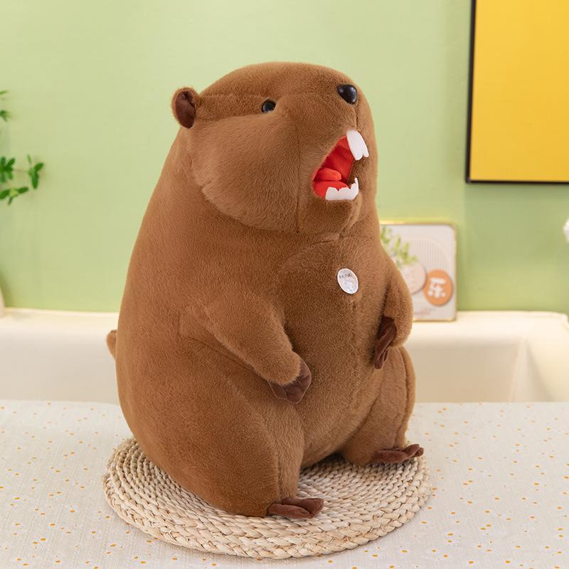 The new creativity can make a sound, the groundhog doll plush doll can make a sound, the Internet celebrity mouse plush toy pendant