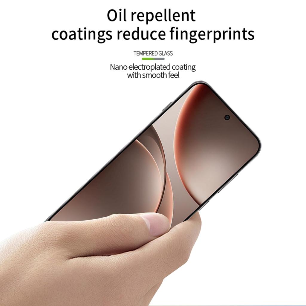 For Oppo Find X9 5G Screen Protector MOFI 9H 3D Curved Tempered Glass Film