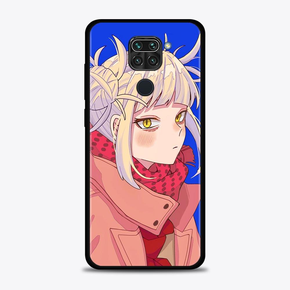 Case For Xiaomi Redmi Note 11 10 9 8 7 Pro Max 9T 8T 9S Cover for Redmi 10 9 8 9C 9A 8A 7A My Hero Academia Girl TOGA Himiko