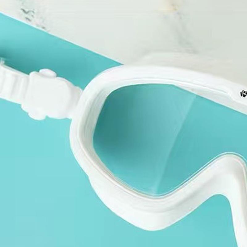 

Очки для плавания Антизапотевающие Непротекающие Большие линзы Прозрачные Модные Очки для плавания для Мужчин Женщин Красные