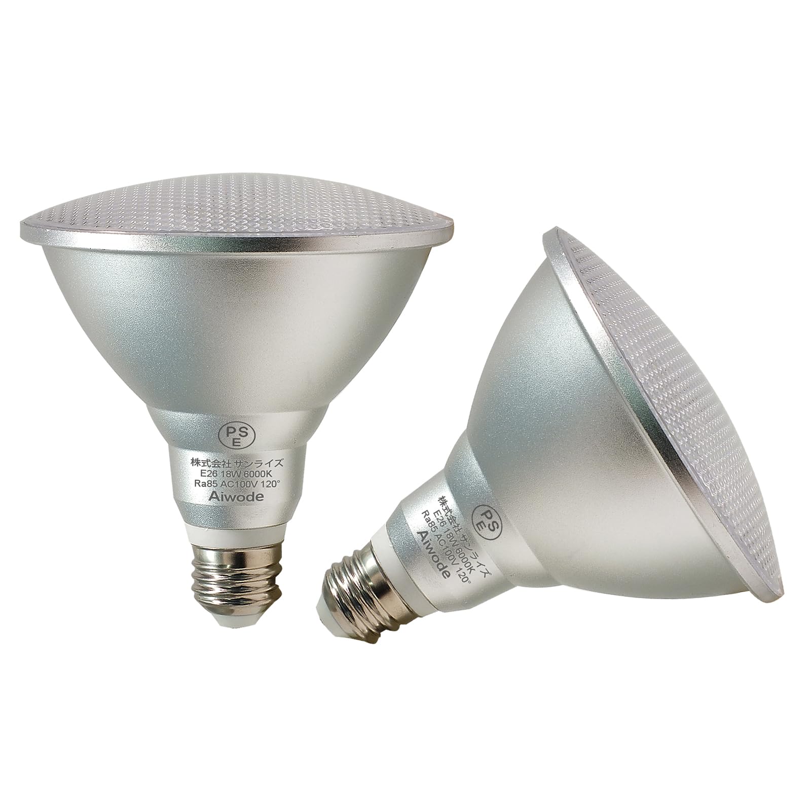 

Aiwode 18W Beam Bulb, 120° Beam Angle, PAR38 LED Bulb, 180W Beam Bulb, 1800 Lumens, 6000K Daylight White, 26mm Base Diameter, E26 Base, IP65