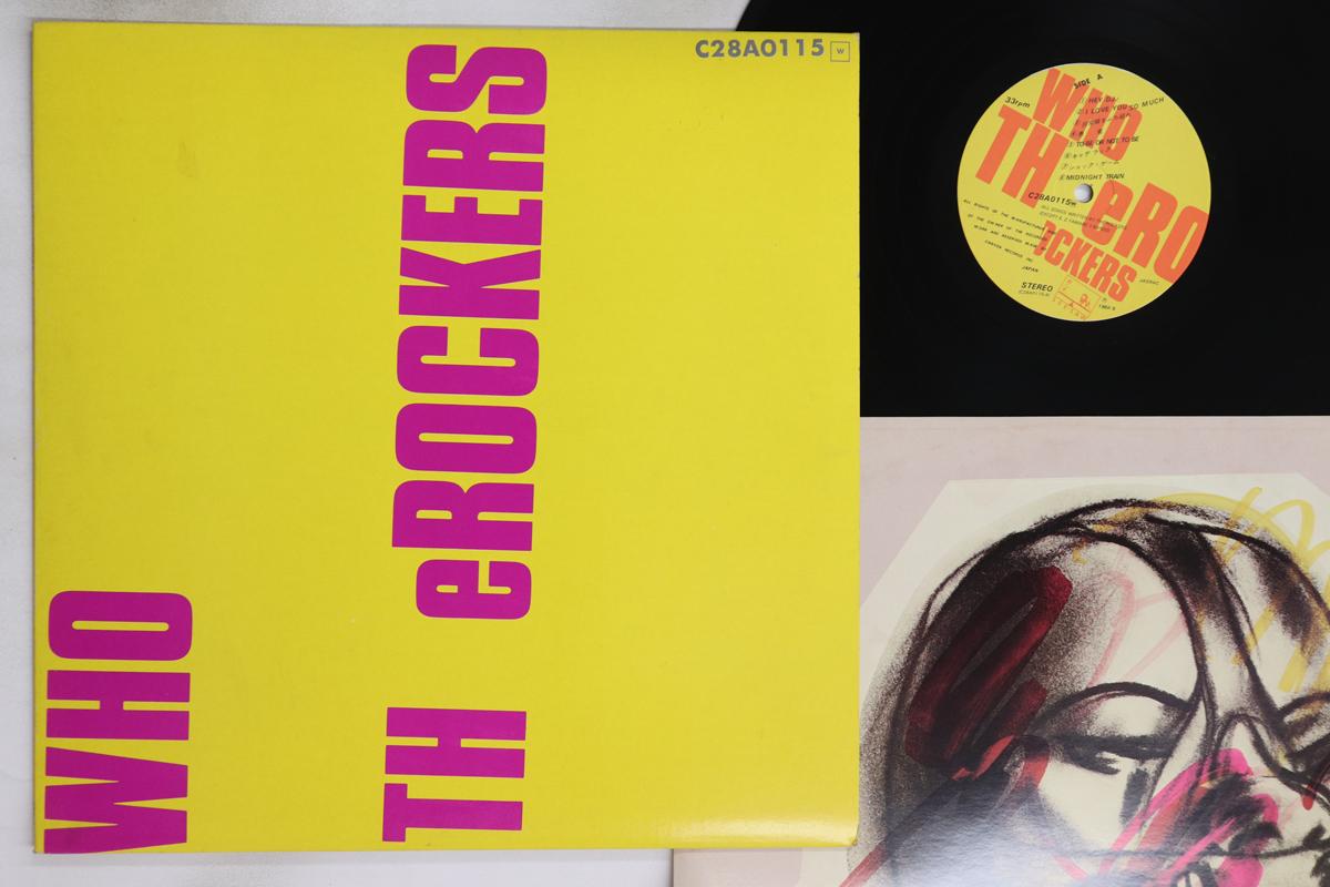 

LP Record TH EROCKERS - Who Th Erockers C28A0115 SEE SAW 1980 Japan Japanese Pop/Rock Used