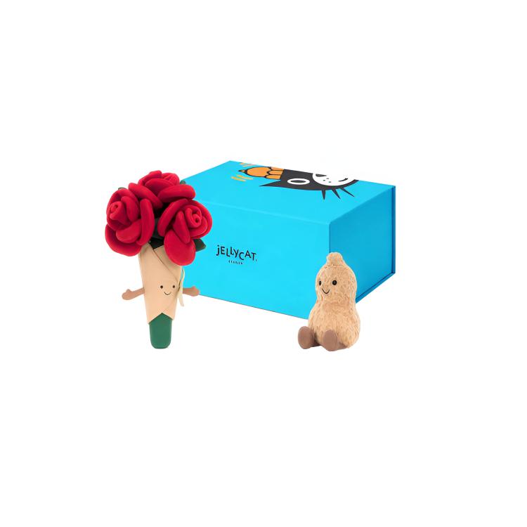 JELLYCAT Interesting Food Good Luck Peanut Dolls Plush Doll 12cm/30cm Height In Sitting Posture A6PE-