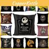 Nightmare Before Christmas Cotton Linen Throw Pillow Case Sofa Cushion Cover Home Decor