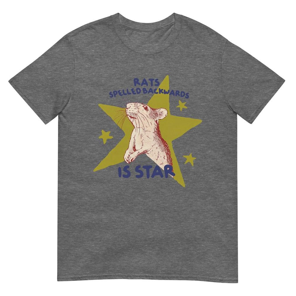 Rats Spelled Backwards Is Star Rat Meme Rat Lover Animal Tshirt