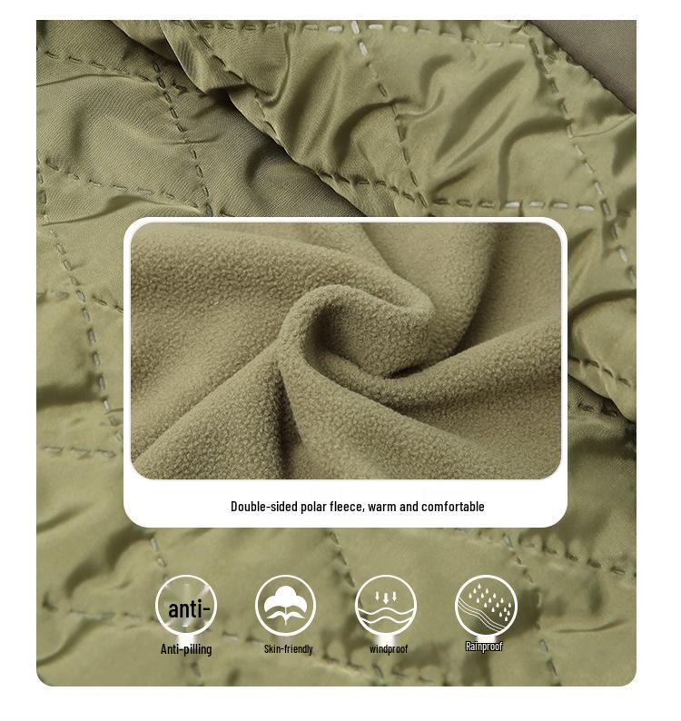 Boys' 2025 Stylish Detachable Outerwear: Cotton-Padded Spring & Autumn Jacket