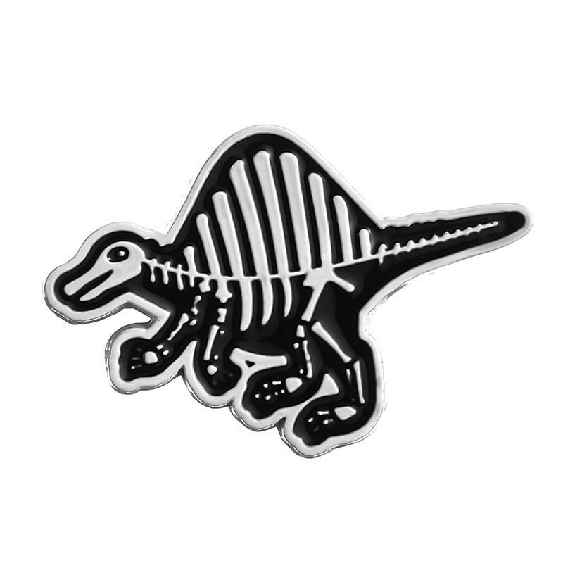 Charming Metal Crane Shape Brooch Fashionable And Decorative Enamel Pin All For