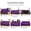 Stretch Sofa Cover for Living Room Big Loveseat Three Seat   Slipcover Couch Cover Corner Chaise Longue Furniture Protector 1PC