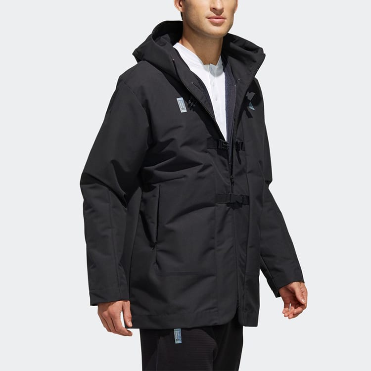 Adidas Jackets Men's Black Hooded Moderate Other FM9341