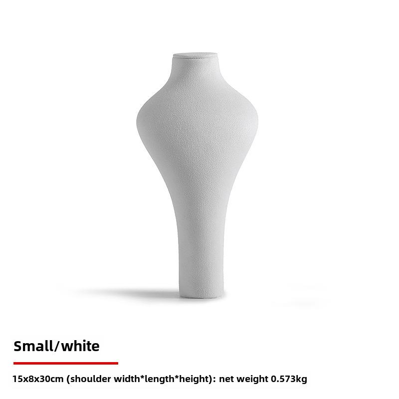 Digu Microfiber Necklace Display Stand for Jewelry Props