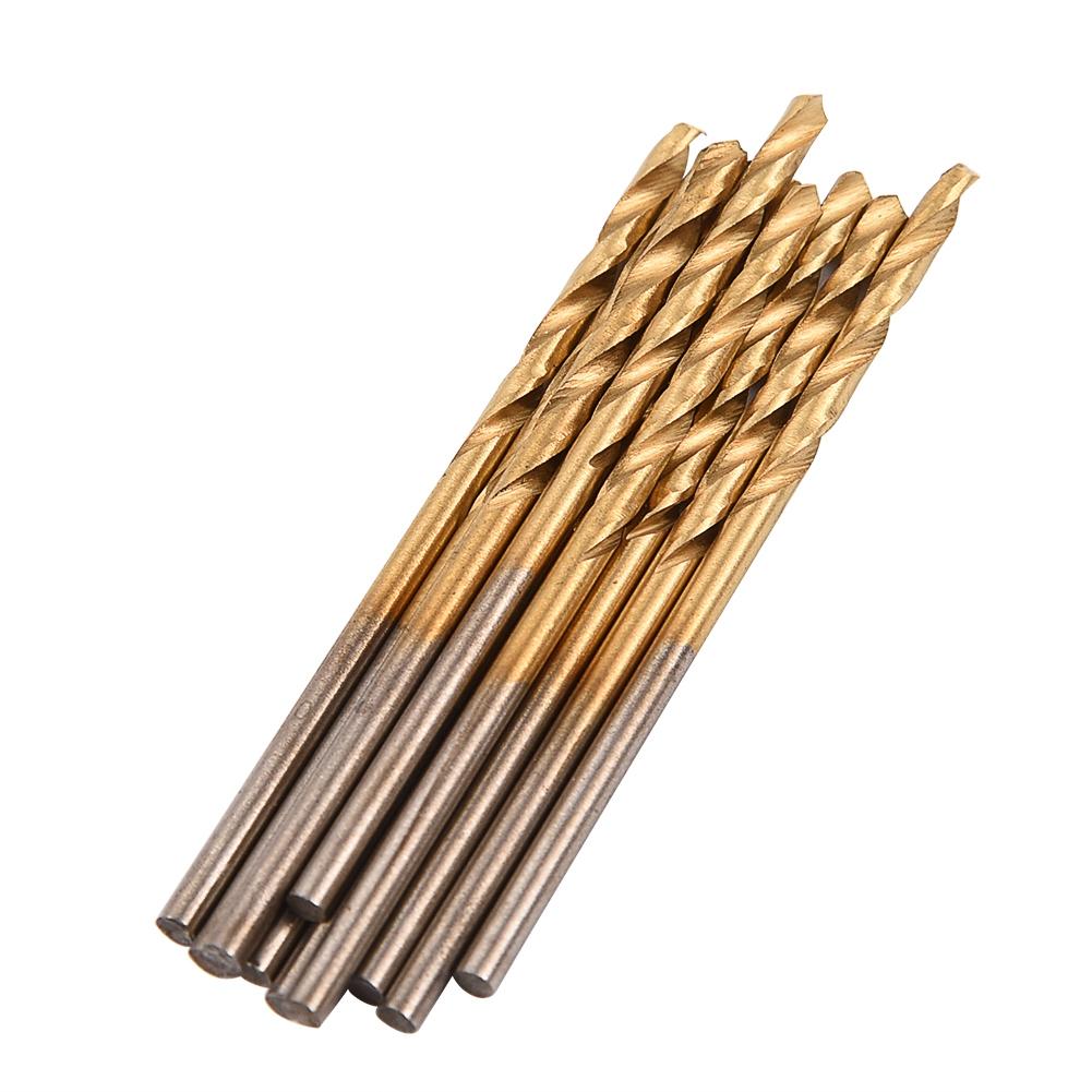 10PCS 2mm Micro HSS Twist Drilling Bit Straight Shank Electrical Drill Tool