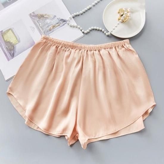 Ledově hedvábné bezešvé dámské letní barva Volné tenké šortky Pevné bezpečnostní spodní prádlo Bezpečnostní šortky vhodné pro každodenní nošení
