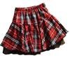 Plus Size Elastic Waist Check Size TOKYO GOODS MARKET [PureAribon] Skirt, Men's Available, (XL)