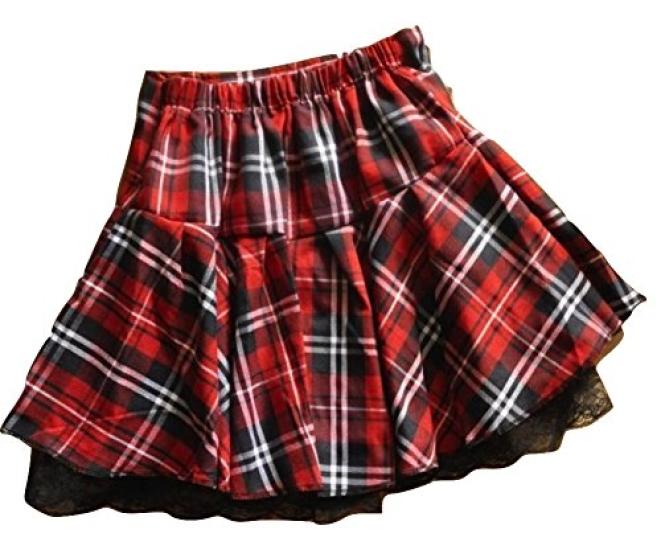 

Юбка большого размера на резинке в клетку TOKYO GOODS MARKET [PureAribon], мужская модель, (XL)