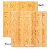 Alphabet And Wooden Number Puzzle Board For Early Childhood Practice Handwriting