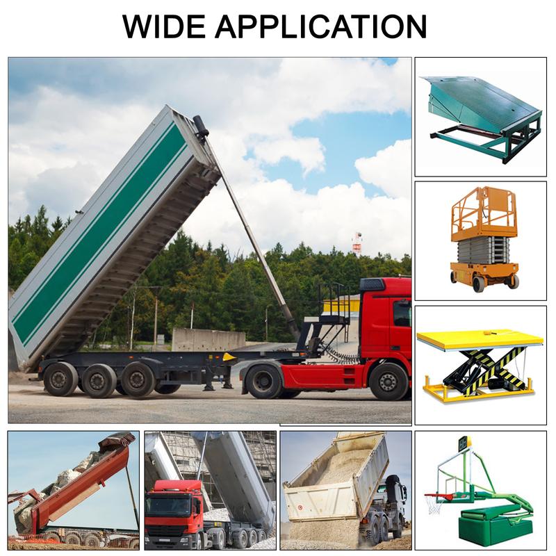 

SucceBuy Car Jack Hydraulic Pump 12V DC Single Acting 4-20Quart Dump Trailer Power Unit Remote Control Crane Truck CarLift Motor 10 Quart Metal tank