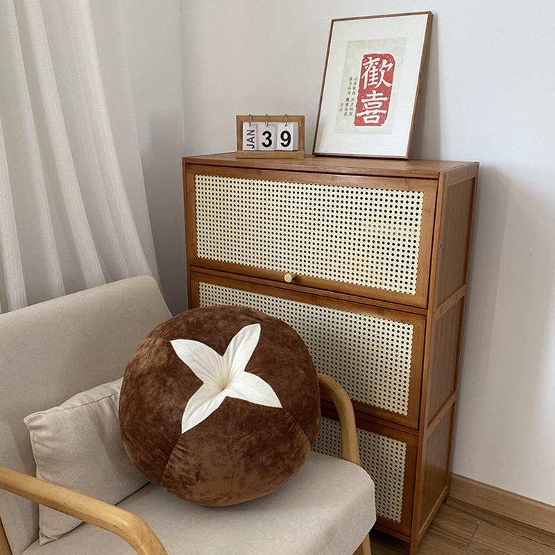 New Sofa Bay Window Cushion Bedroom Room Decoration Ins Style Cute Little Ornaments Mushroom Tomato Cushion Pillow