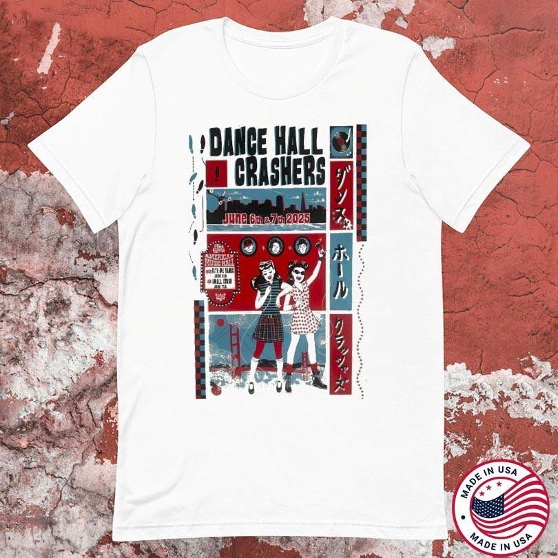 NEW Dance Hall Crashers Band Music Tour Cotton White S-5XL T Shirt CM482