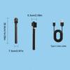 Handheld RC Selfie Stick with Screen Telescopic Record Tool Automatically Pops Up Anti-Shake Selfie Vlog Monitor for Smartphone