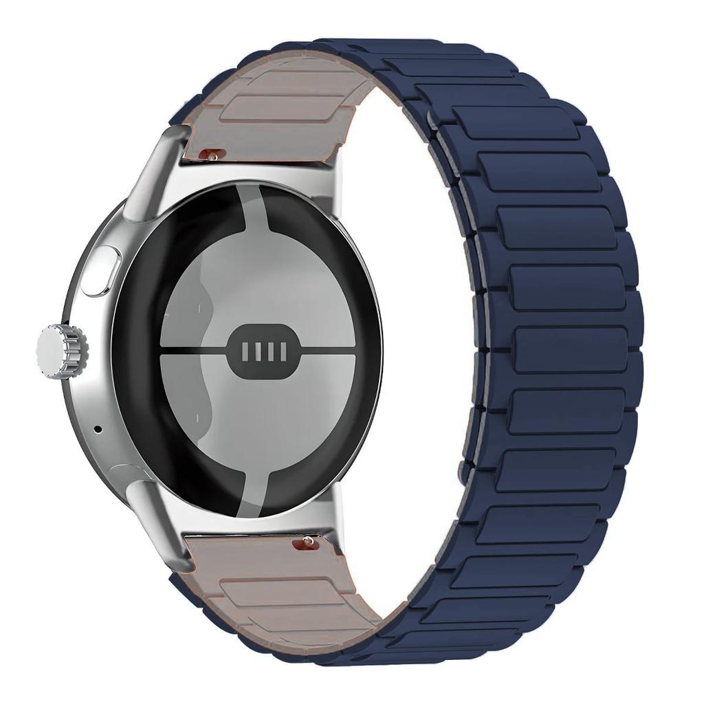 Für Google Pixel Watch 3 2 1 45mm 41mm Magnetisches Silikon-Ersatzarmband für Google Pixel Watch 3 2 1 Sport-Armband