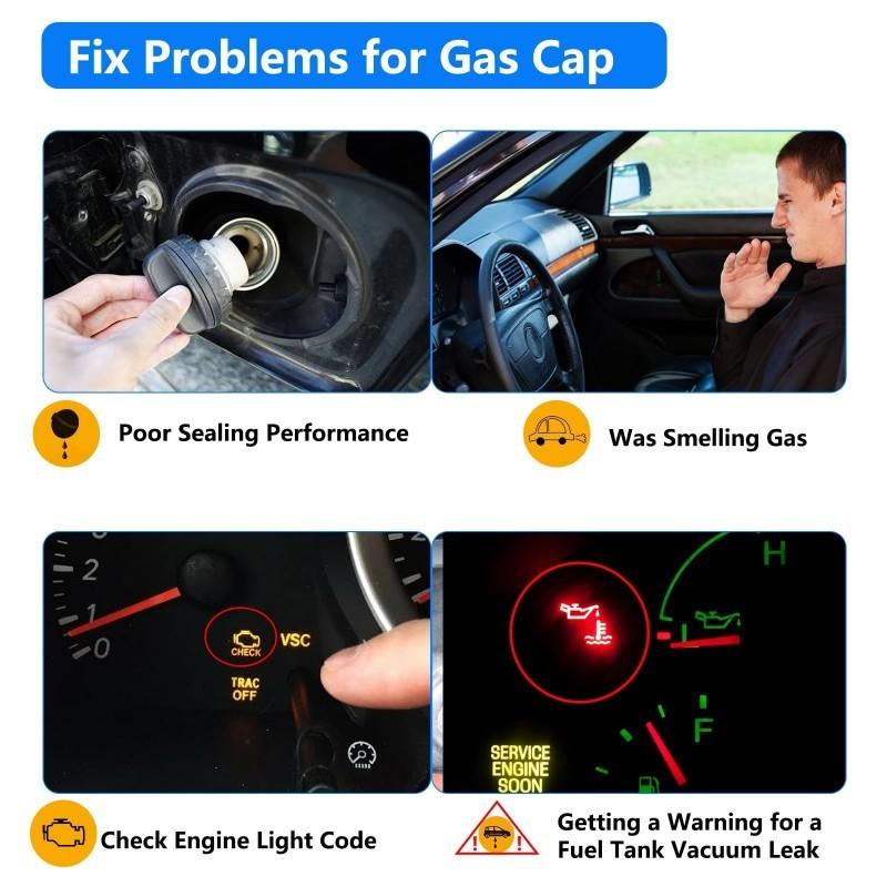 For For Kia Compatible Fuel Tank Cap- 31010-3L600U Model Code 310103L600 Black Color