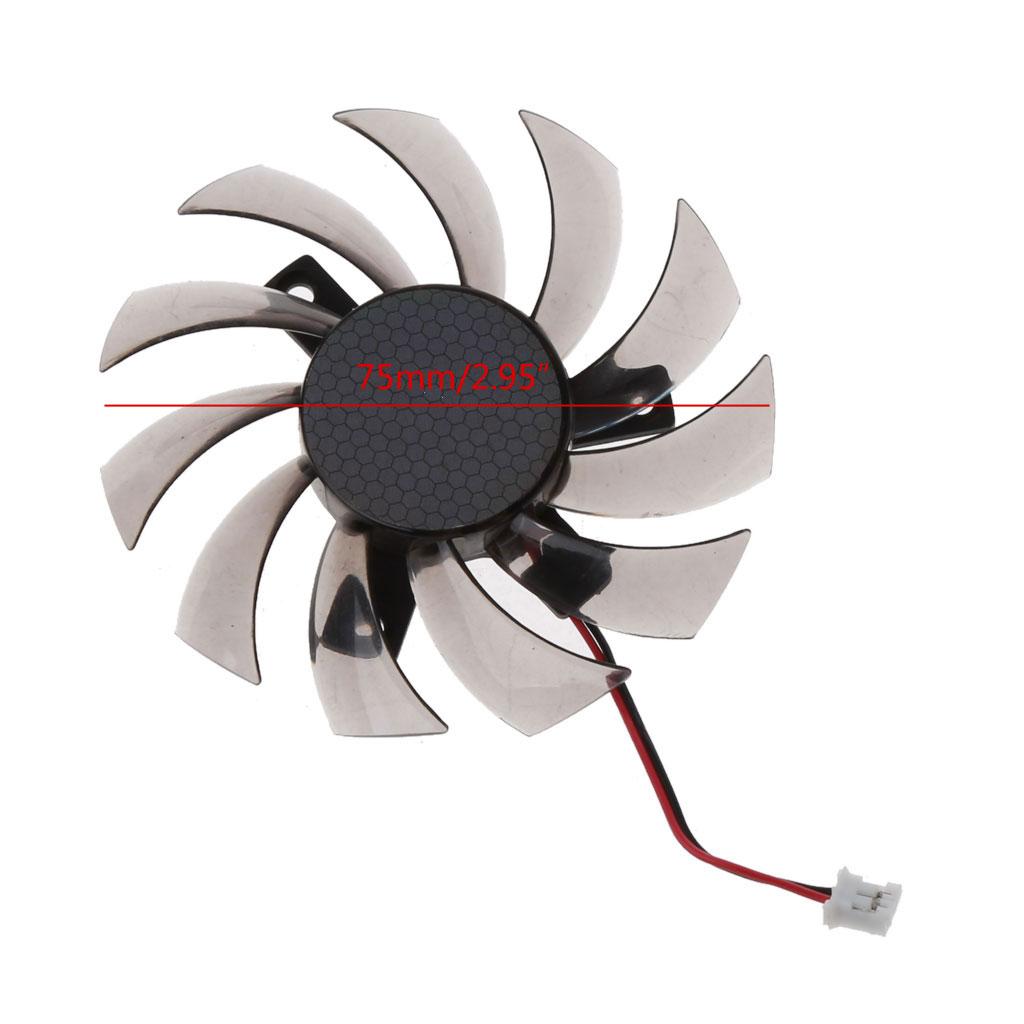 Fit for Gigabyte 6850 7970 GTX 460 GTX560Ti R270X R7 260x Cooler Fan Graphics Card Accessories PLD08010S12H Cooling Fan