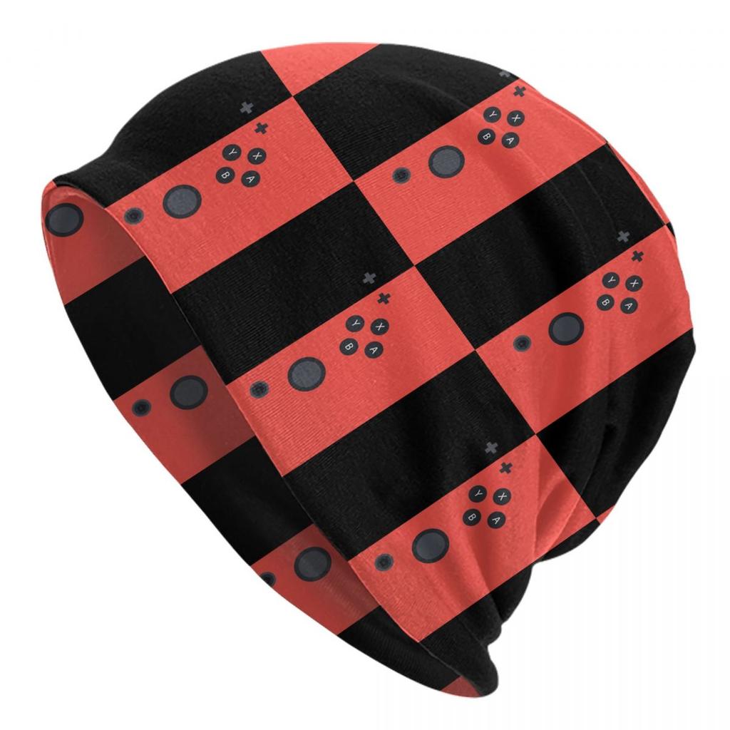 Custom Game Controller Skullies Beanies Caps Hip Hop Winter Warm Unisex Women Knit Hats Adult Unisex Gamer Gift Bonnet Hats
