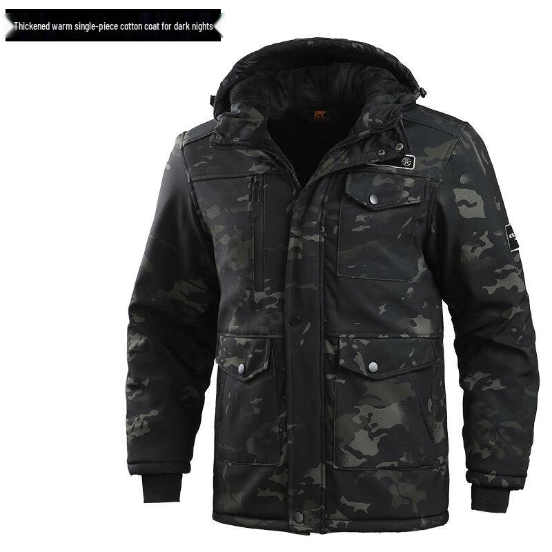 Lü Dun Camouflage Thickened Military Cotton Coat 175
