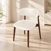 Oil-proof Curved Back Chairs Cover Dustproof Chair Slipcover PU Dining Chair Cover  Hotel