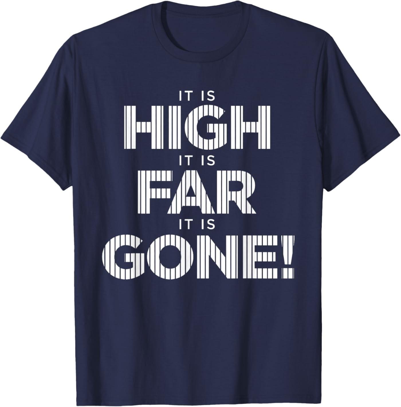 

It is High It is Far It is Gone T-Shirt 5XL різнокольоровий