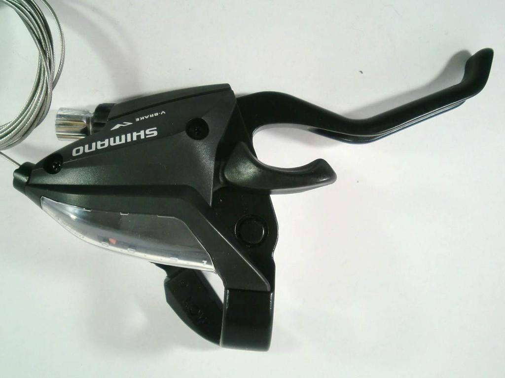 SHIMANO Shift Lever 2 Finger 3x8Speed Left and Right Set Black 959 ST-EF500-8R/L