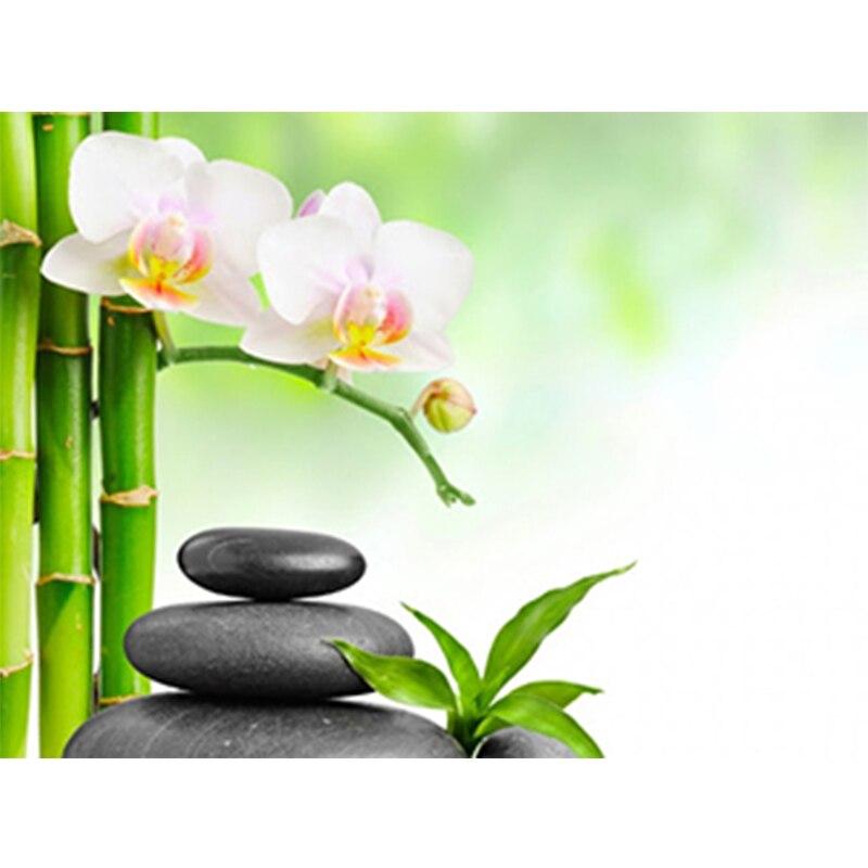 

Новый 5D DIY алмазная живопись бамбуковый цветок вышивка крестиком стразы полный круглый дрель ремесла искусство домашний декор подарок Full Round 15x20CM