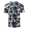 T-shirt Estiva da Uomo Girocollo Stampata in 3D Moda Versatile Traspirante Tendenza Casual