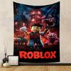 "Roblox Adventure: Haunted Mansion Scene" Patterned Tapestry Decorative Wall Hanging, Home Bedroom Living Room Decor