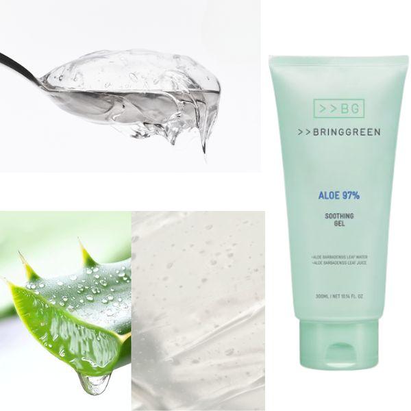 BRING GREEN Aloe 97% /Różowy Aloes 96% Żel Łagodzący 300ml