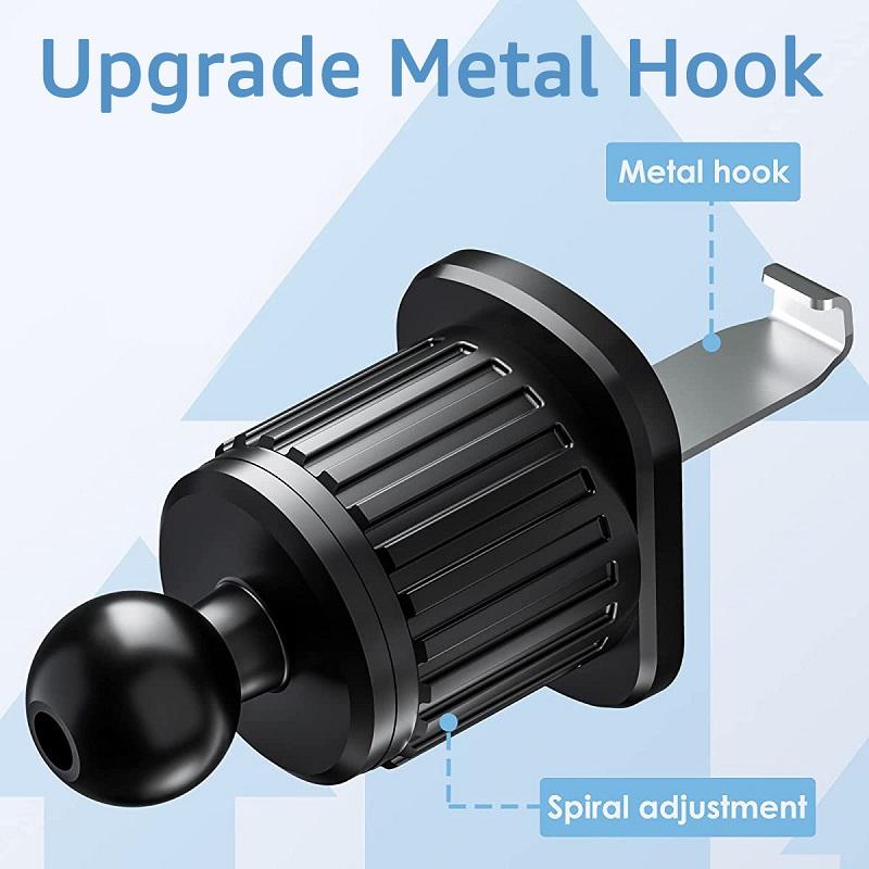 

Car Air Vent Clip Mount 17mm Ball Head Base for Car Mobile Phone Holder Car Air Outlet Hook Stand for Cellphone GPS Bracket