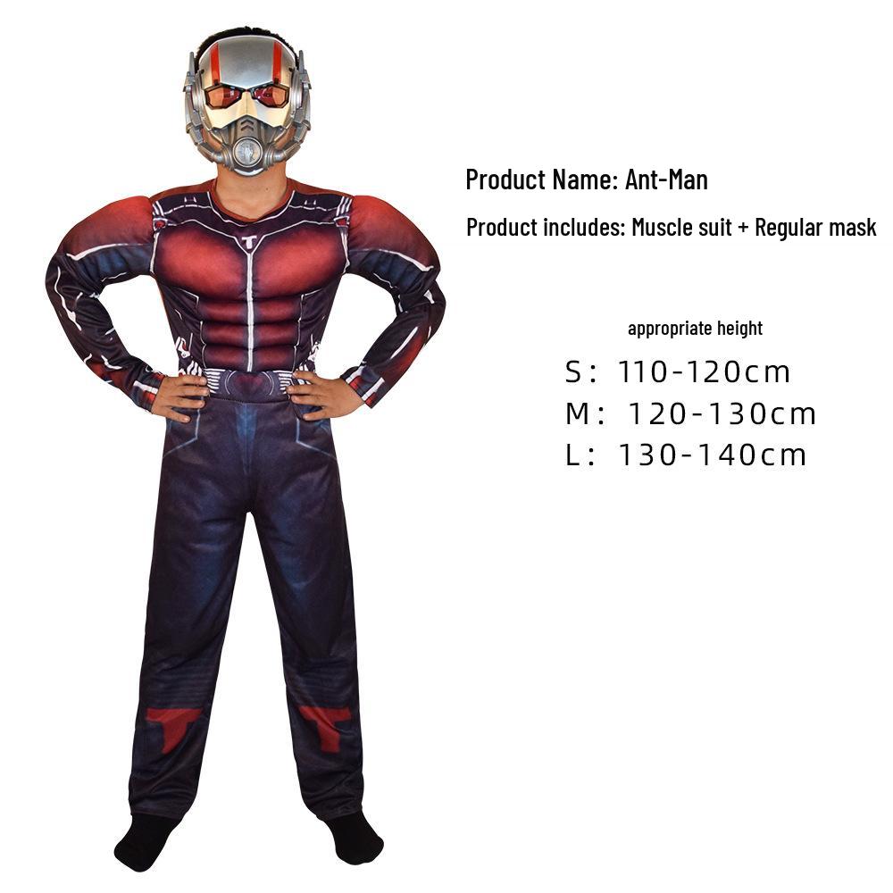 Avengers Wolverine Thor Deadpool Captain America Kids Superhero Muscle Suit Costume