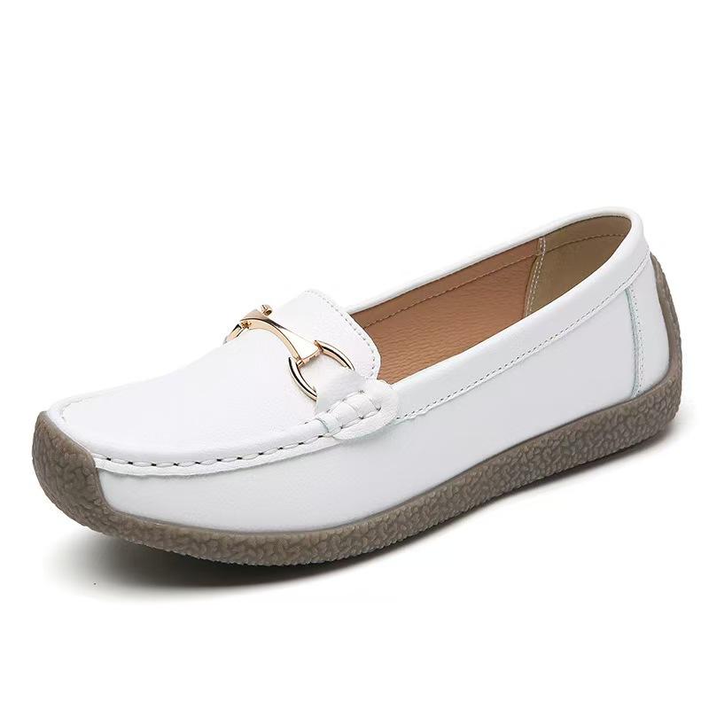 Spring Summer Women Flats Moccasins Woman Casual Shoes Loafers Boat 43EUCN44 белый 1898₽
