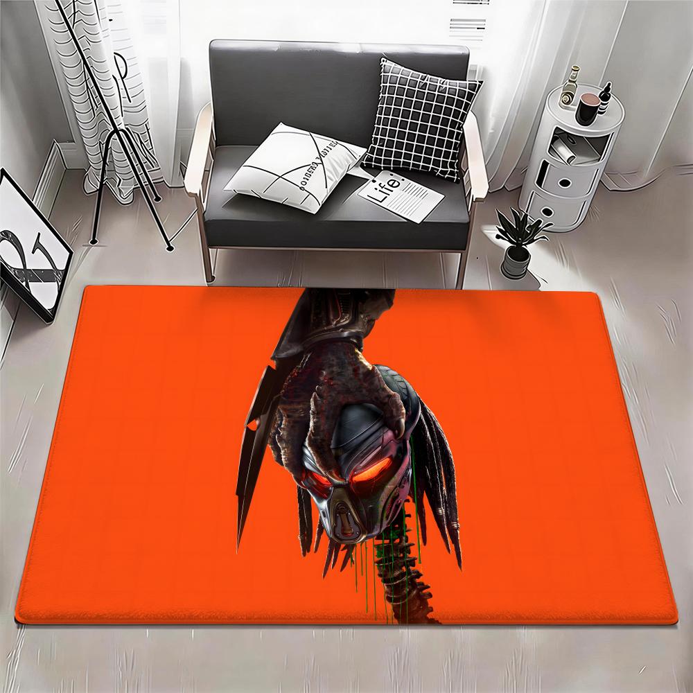 Character T The Predator Floor Mat Eco Flannel Doormat Non Slip Odorless Indoor Floor Rug Soft Short Plush Home Mat