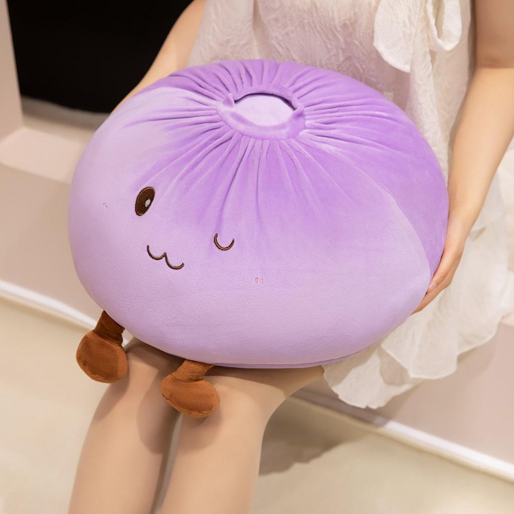 Creative Soft Bun Throw Pillow Plush Toy Doll Big Bun Doll Home Pillow Cushion Children'S Rag Doll