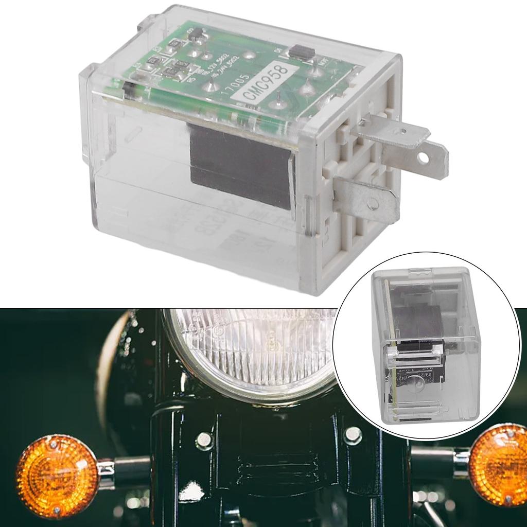 Kunststoff Blinkrelais Blinkerfrequenzregler 3-Pin