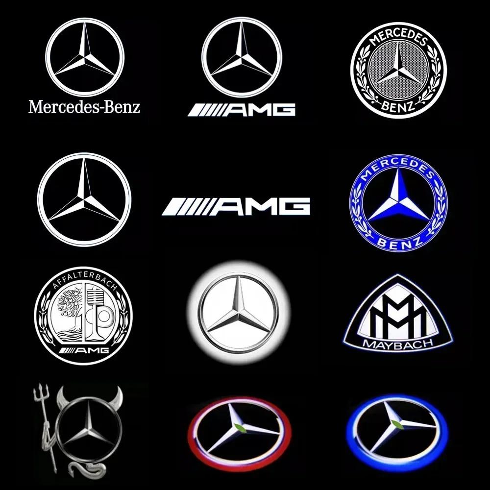 D8Mercedes Benz AMG a C E S Class CLA GLE GLC GLS CLS GLA GLK Car Metal Flat Hood Emblem Front Badge Decor Accessories Hubcap