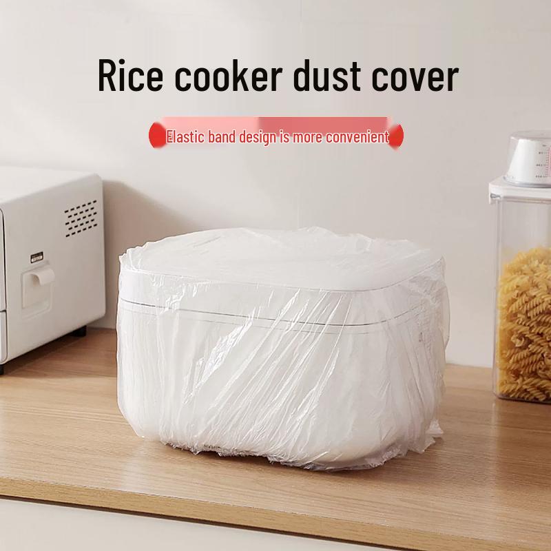 Large Plastic Dust Cover for Kitchen Appliances: Air Fryer, Rice Cooker, Electric Fan, Microwave