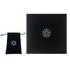 Pentagram Tarot Tablecloth with Bag Velvet Altar Tarot Cloth 50x50cm Divination Table Cloth Home Table Decoration