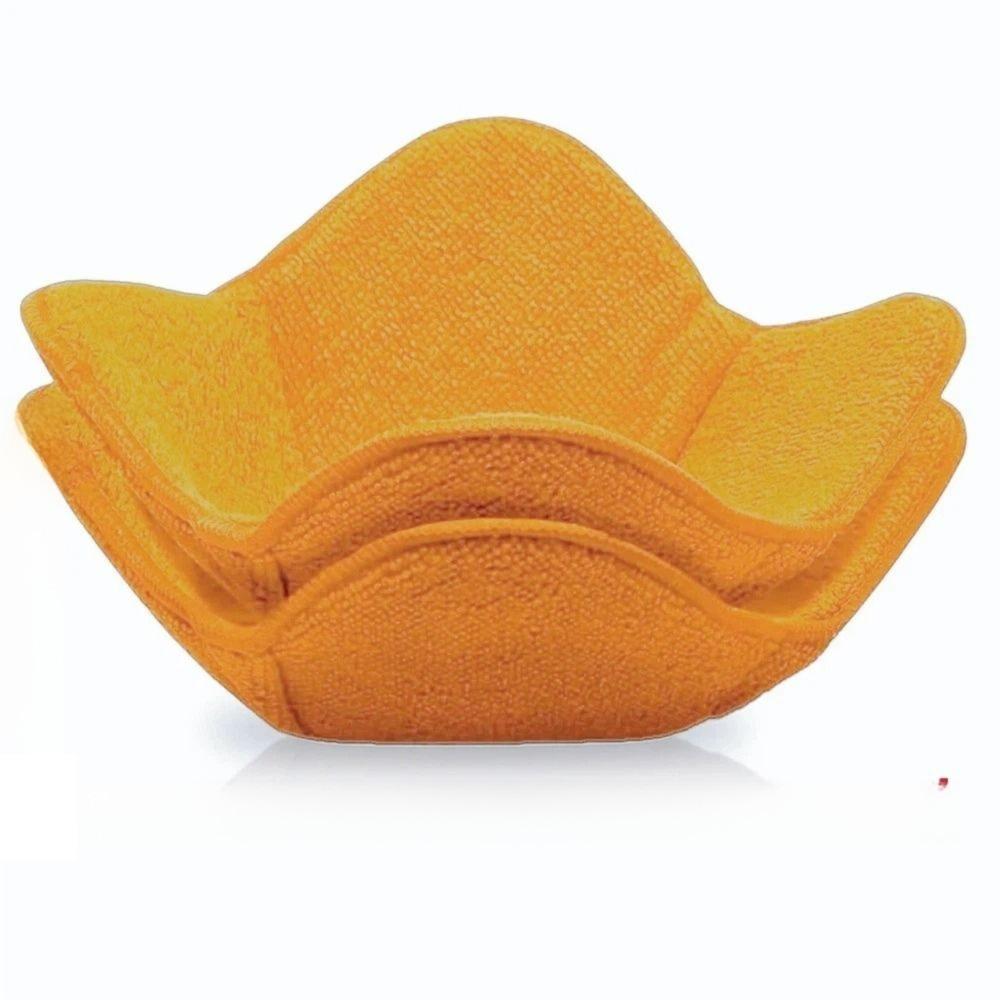 

2Pcs Heat Resistant Microwave Bowl Cozy Reusable Design Bowl Cozy Pad Soup Bowls помаранчевий